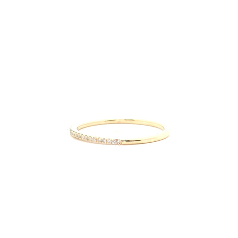 YELLOW GOLD AND NATURAL DIAMOND FASHION RING 110-06397