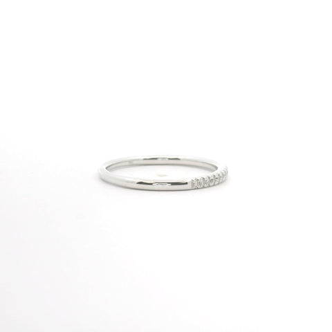 WHITE GOLD DIAMOND BAND 110-0648