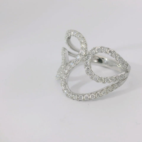 18K White Gold Ring