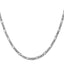 Leslie's 14K White Gold 3mm Flat Figaro Chain 20 Inch 430-09556