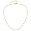 14KT Gold Adjustable Spiga Pendant Chain 1364-18+2