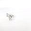 14K White Gold Pear Shape Diamond Stud Earrings