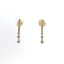 YELLOW GOLD AND NATURAL DIAMOND STICK DANGLE EARRINGS 150-07062