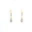 YELLOW GOLD DIAMOND DANGLE EARRINGS 150-07078