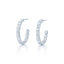 KWIAT 18K Diamond Hoop Earrings .08CTTW E-15927-0-DIA-18KY