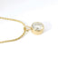 14K Yellow Gold Bezel-Set Natural Diamond Pendant