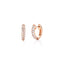 KWIAT 18KT Moonlight Petite Pave Diamond Hoop Earrings E-16482B-0-DIA-18KP