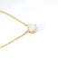 14K Yellow Gold Natural Round Diamond Pendant