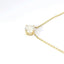 14K Yellow Gold Natural Round Diamond Pendant