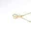 14K Yellow Gold Bezel-Set Natural Diamond Pendant