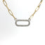 TWO-TONE GOLD AND DIAMOND NECKLACE 165-00430