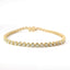 14K Yellow Gold Diamond Tennis Bracelet