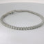 14K White Gold Diamond Line Bracelet