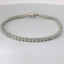 14K White Gold Diamond Line Bracelet