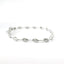 14K White Gold Natural Diamond Bracelet