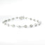 14K White Gold Natural Diamond Bracelet