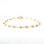 14K Yellow Gold and Diamond Bracelet