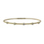 14K Yellow Gold Flexible Diamond Bangle Bracelet