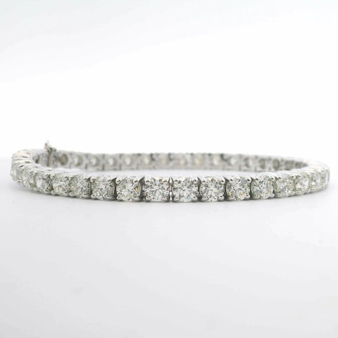 WHITE GOLD DIAMOND TENNIS BRACELET 170-01055