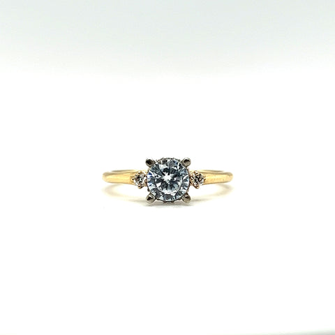 Lily 3-Stone Diamond Engagement Ring