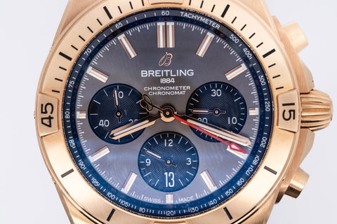 BREITLING CHRONOMAT 18K ROSE GOLD (42mm) RB0134101B1S1