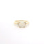 YELLOW GOLD OPAL AND DIAMOND RING 200-04182