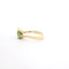 YELLOW GOLD PERIDOT SOLITAIRE RING 200-04183