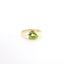 YELLOW GOLD PERIDOT SOLITAIRE RING 200-04183