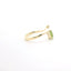 YELLOW GOLD PERIDOT AND DIAMOND RING 200-04184