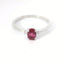 Pink Tourmaline and Diamond Three Stone Ring 200-04208