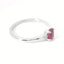 Pink Tourmaline and Diamond Three Stone Ring 200-04208