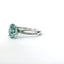 14KT WHITE GOLD AQUAMARINE TWIST RING 200-04222