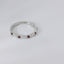 14KT White Gold Stackable Ruby Band