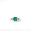 Square Emerald and Diamond Ring 201-00365