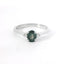 Natural Alexandrite and Diamond Three Stone Ring 201-00370