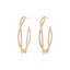 KWIAT 18KT Fidelity Pave Diamond Hoop Earrings E-2049-0-DIA-18KY