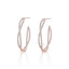 KWIAT 18KT Fidelity Pave Diamond Hoop Earrings E-2049-0-DIA-18KY