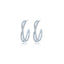 KWIAT 18KT Fidelity Petite Diamond Hoop Earrings E-2075-0-DIA-18KY