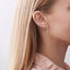 KWIAT 18KT Fidelity Petite Diamond Hoop Earrings E-2075-0-DIA-18KY