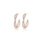 KWIAT 18KT Fidelity Petite Diamond Hoop Earrings E-2075-0-DIA-18KY