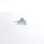 14K White Gold Swiss Blue Topaz Stud Earrings