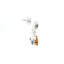 WHITE GOLD CITRINE AND DIAMOND DANGLE EARRINGS 210-03210