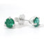 Natural Emerald Stud Earrings 211-00115