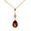 14KT YELLOW GOLD SPHENE PENDANT 230-02397