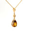 14KT YELLOW GOLD SPHENE PENDANT 230-02397