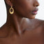 KWIAT 18KT Cobblestone Oval Drop Diamond Earrings E-2308-0-DIA-18KY