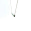 14KT WHITE GOLD TSAVORITE AND DIAMOND NECKLACE 230-002457