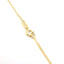 14KT YELLOW GOLD TRILLION TANZANITE NECKLACE 230-02458