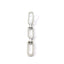 14KT WHITE GOLD PAPERCLIP STYLE DIAMOND PENDANT 160-04398