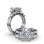 Fana Oval Diamond Wedding Band W4341
